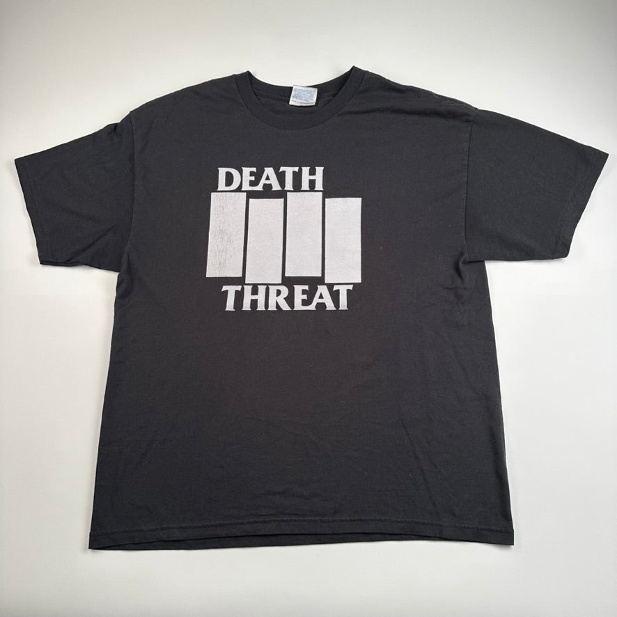 Vintage 2000s Death Threat Shirt Large