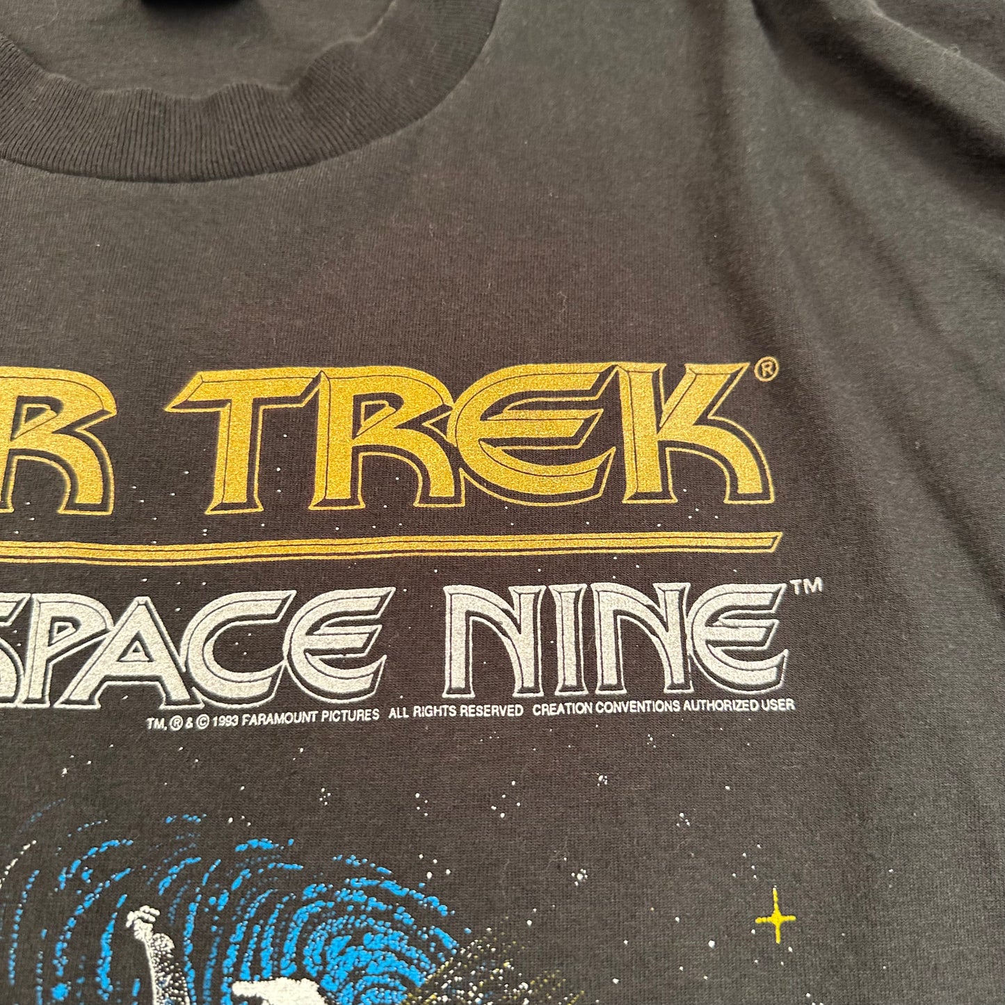 Vintage 1993 Star Trek Shirt XL Deep Space Nine