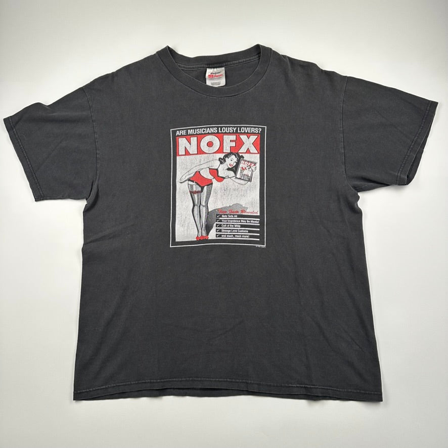 Vintage 1998 NOFX Shirt Large Saved My Sex Life