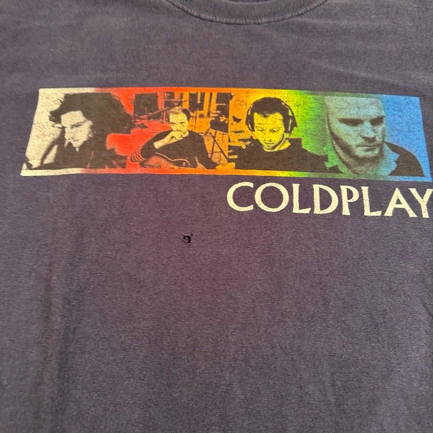 Vintage 2006 Coldplay Shirt Large Twisted Logic Tour