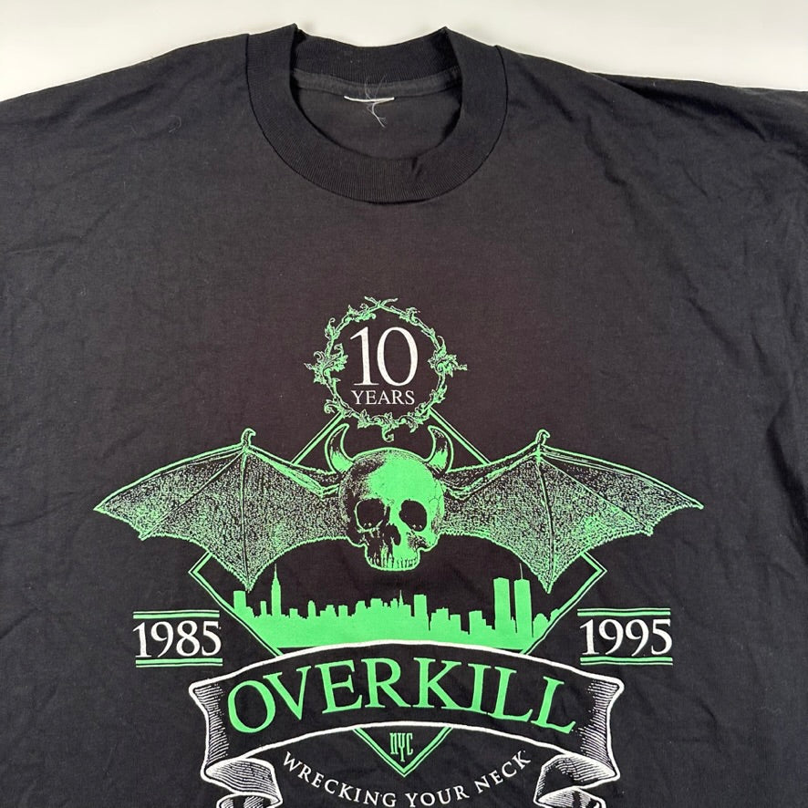 Vintage 1995 Overkill Shirt XL Wrecking Your Neck