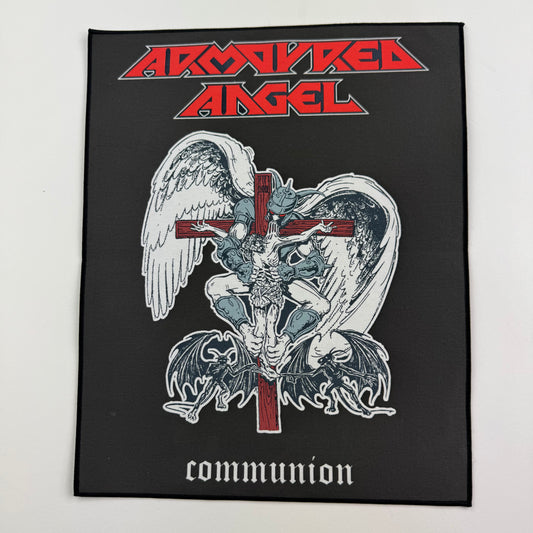 Armed Angel Back Patch Communion