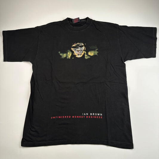 Vintage 90s Ian Brown Shirt XL Unfinished Monkey Business