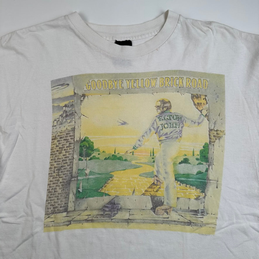 Vintage 1997 Elton John Shirt Large Goodbye Yellow Brick Road