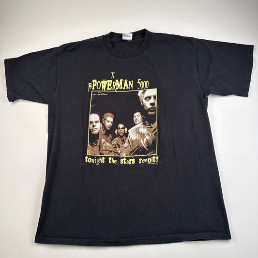 Vintage 1999 Powerman 5000 Shirt XL Tonight The Stars Revolt