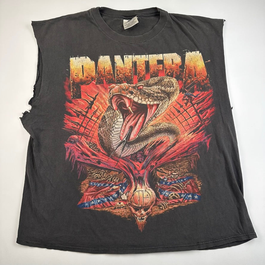 Vintage 1998 Pantera Sleeveless Shirt XL European Tour