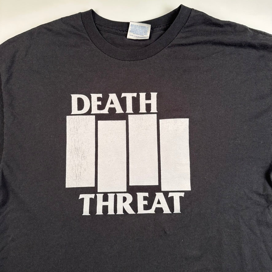 Vintage 2000s Death Threat Shirt Large