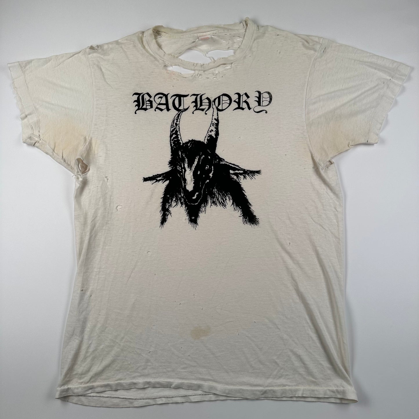 Vintage 80s Bathory Shirt Large