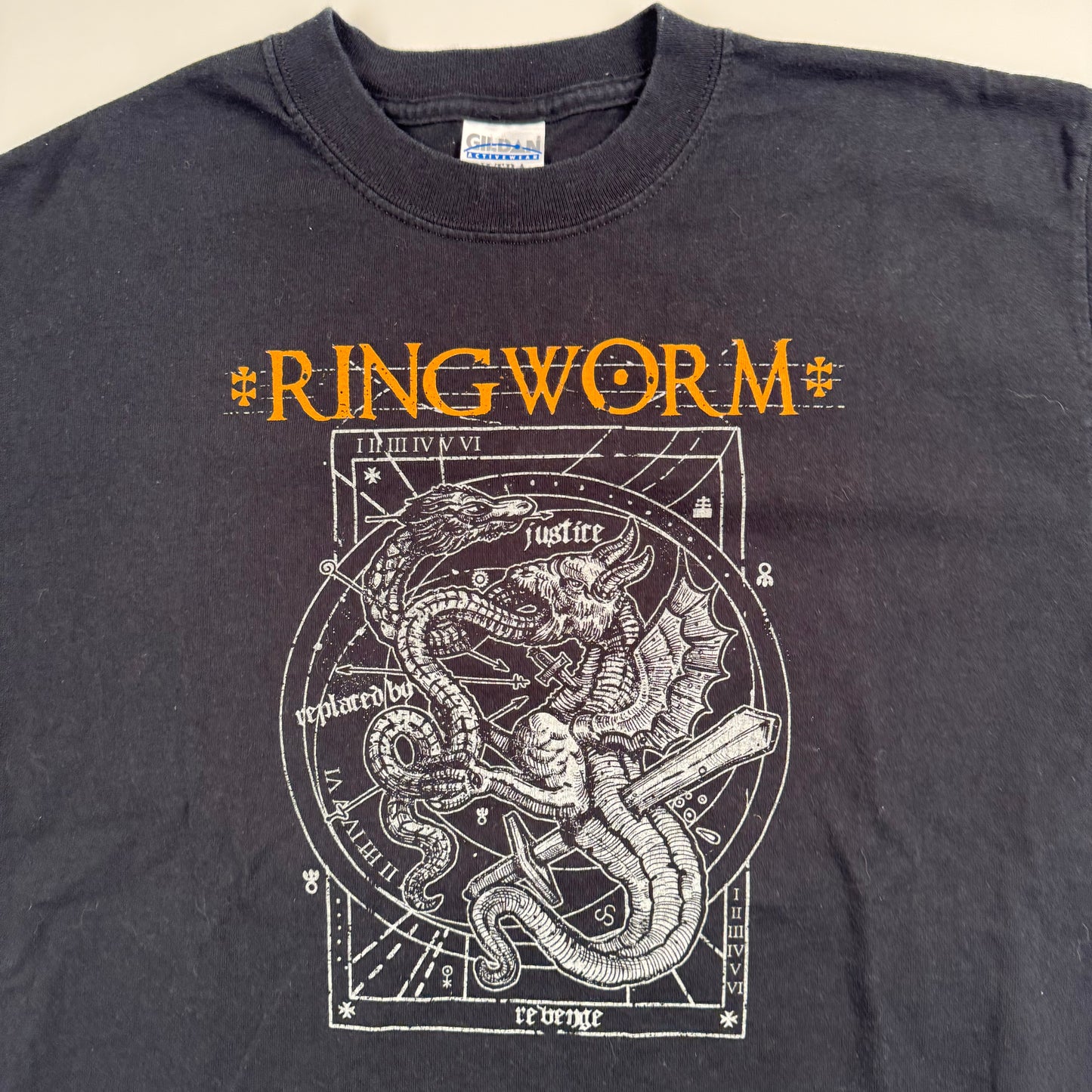 Vintage 2000s Ringworm Shirt Medium