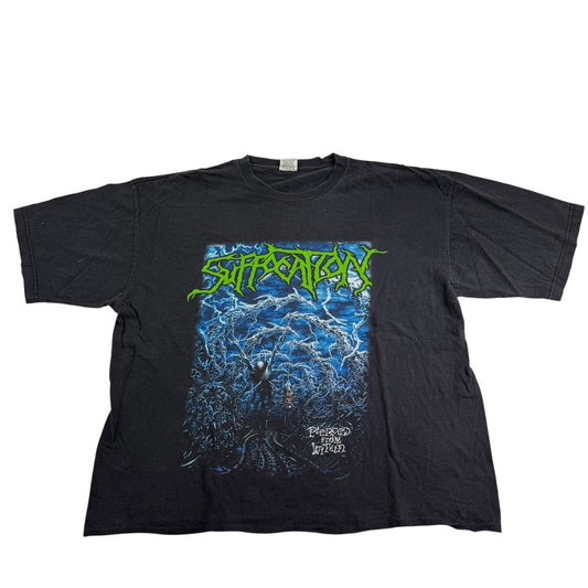 Vintage 90s Suffocation Shirt XL Pierced From Within