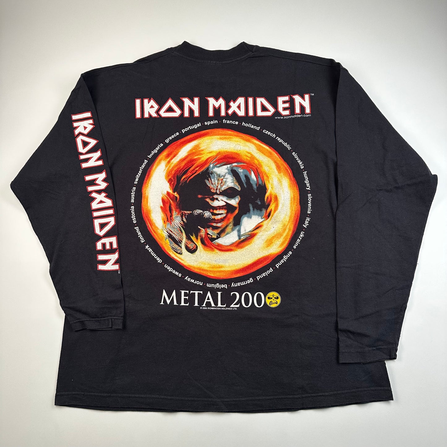 Vintage 2000 Iron Maiden Long Sleeve Shirt XL