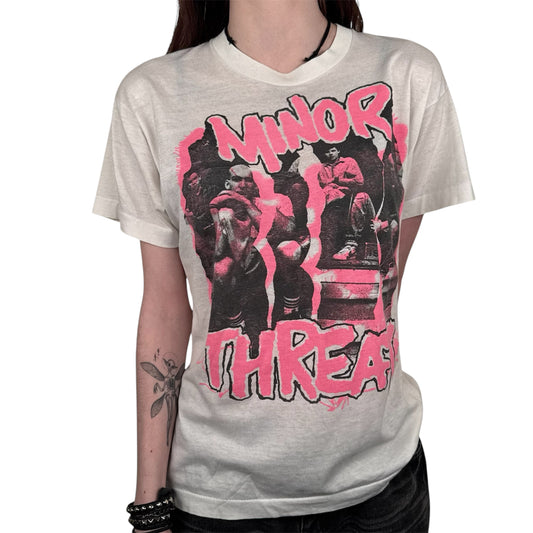 Vintage 80s Minor Threat Shirt Medium