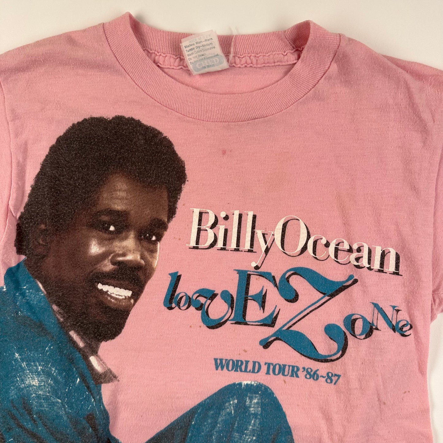 Vintage 1986 Billy Ocean Shirt Small