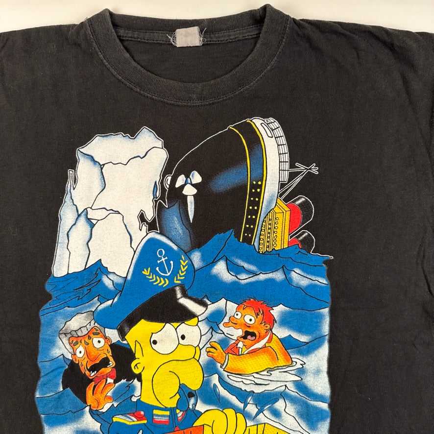 Vintage 90s Titanic Shirt Large Homer Was There