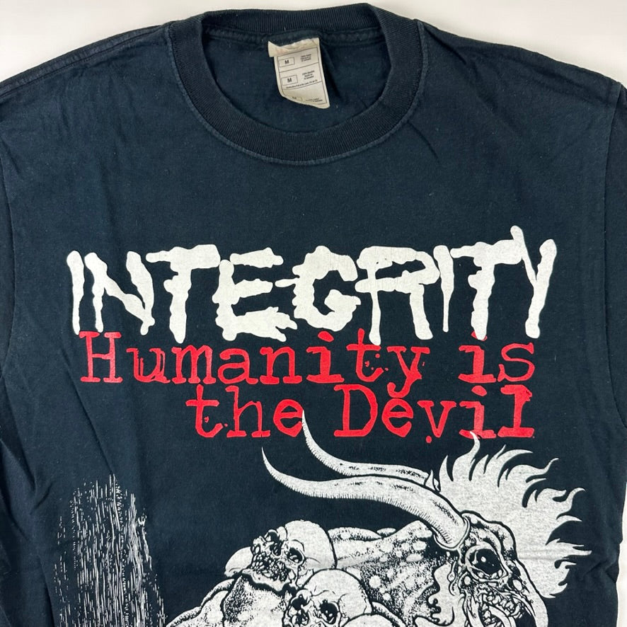 Vintage 2000s Integrity Shirt Medium Humanity Is The Devil