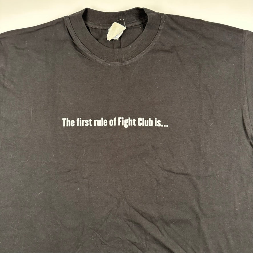 Vintage 1999 Fight Club Shirt Large The First Rule Of Fight Club