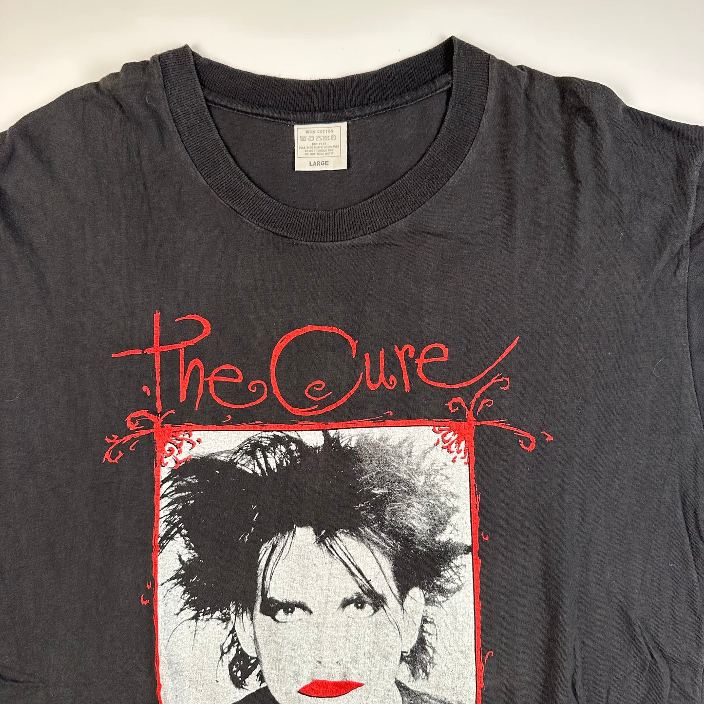 Vintage 80s The Cure Shirt Large Kiss Me Kiss Me