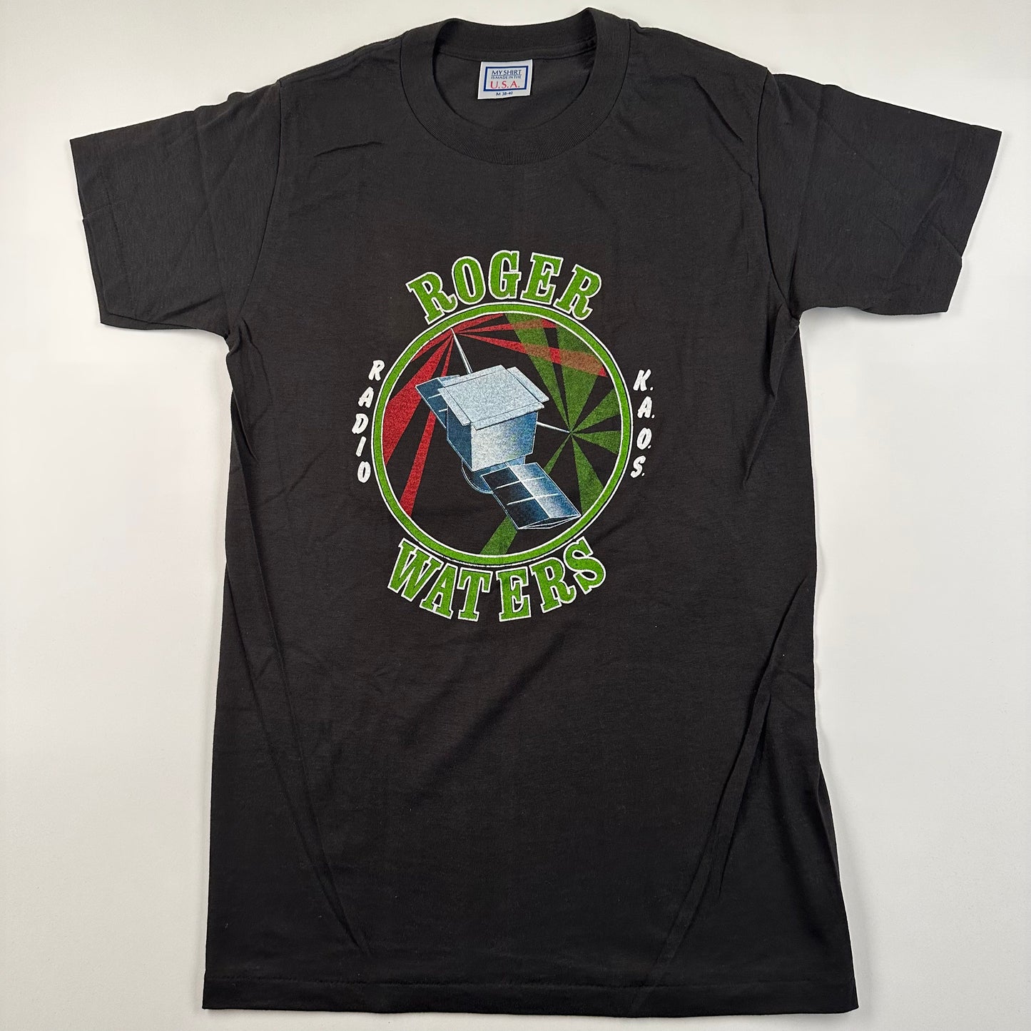 Vintage 1987 Roger Waters Shirt Medium Radio Kaos