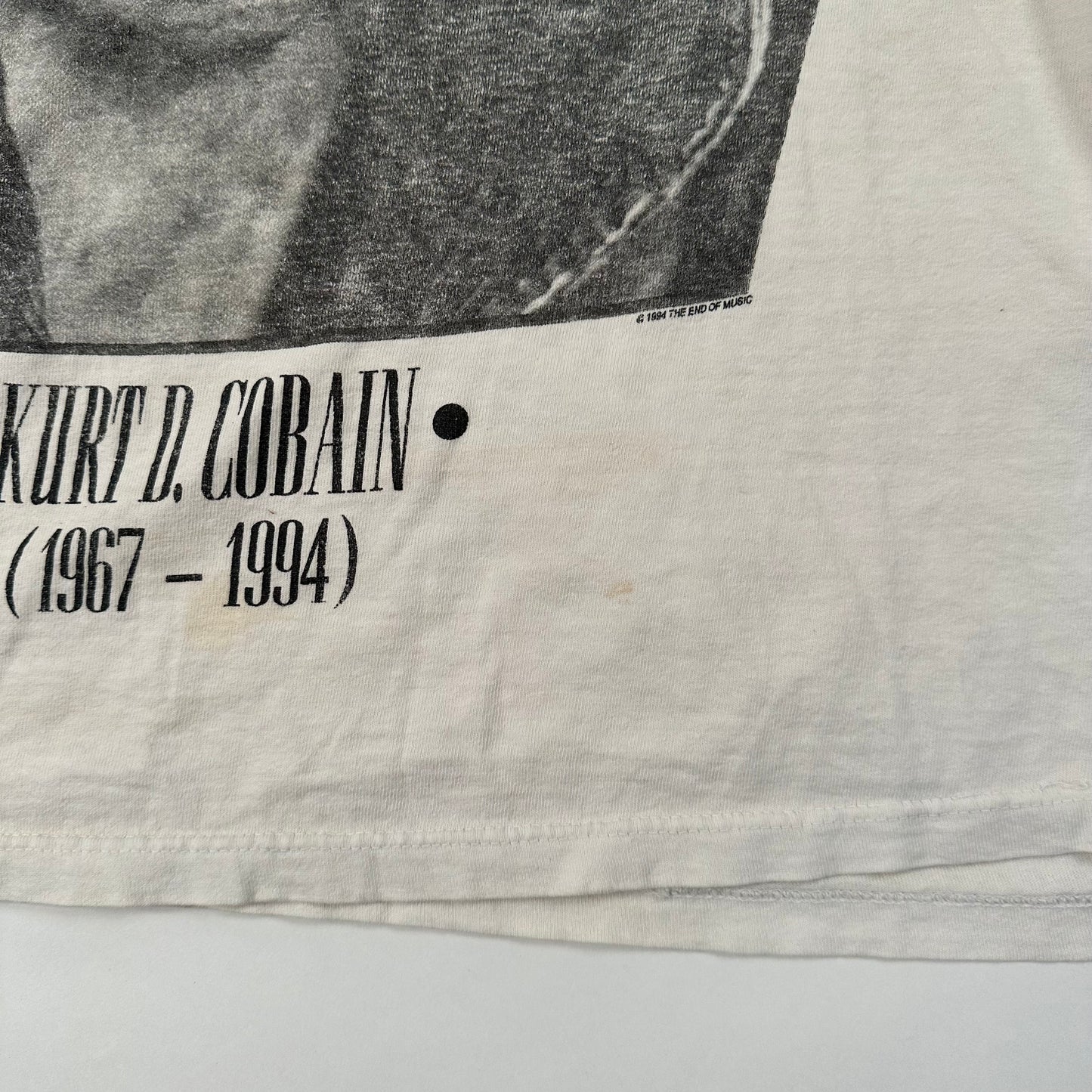 Vintage 1994 Kurt Cobain Shirt Large 1967-1994