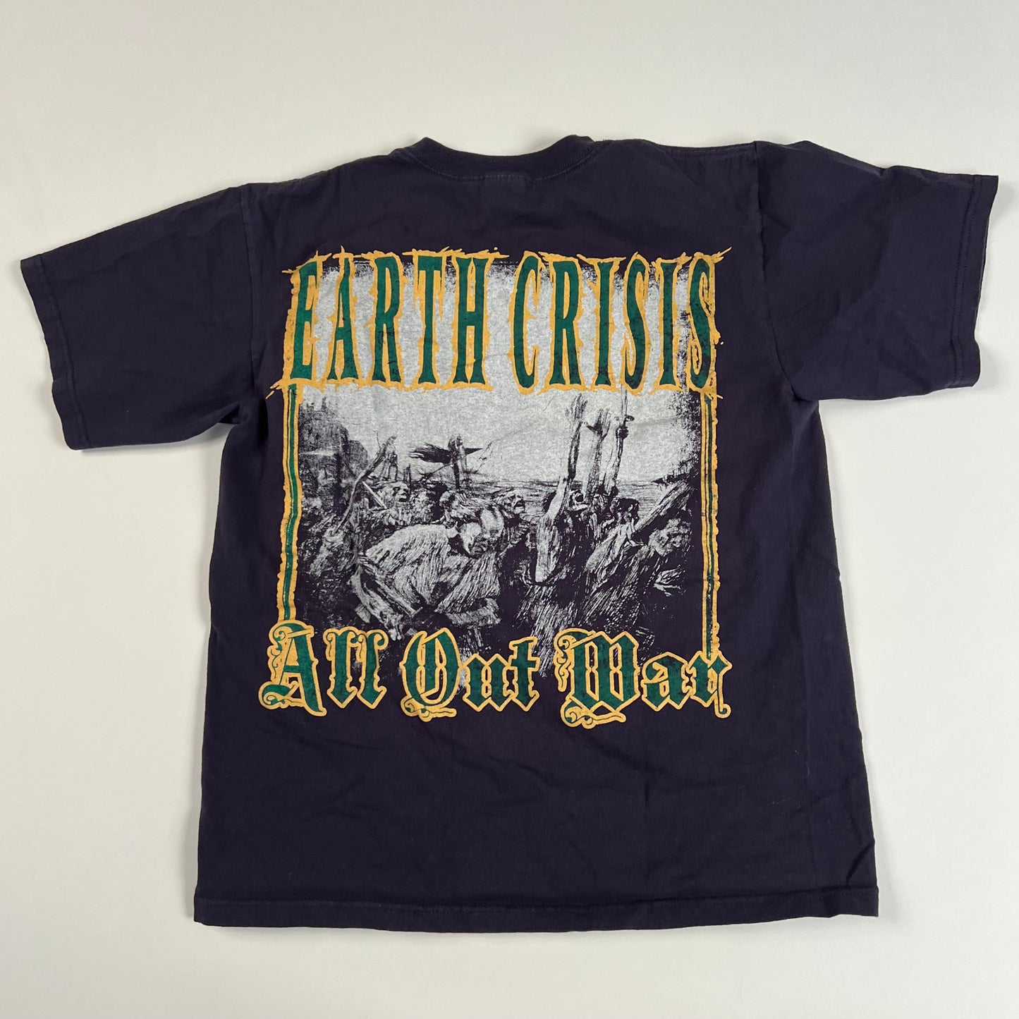 Vintage 2000s Earth Crisis Shirt Medium All Out War