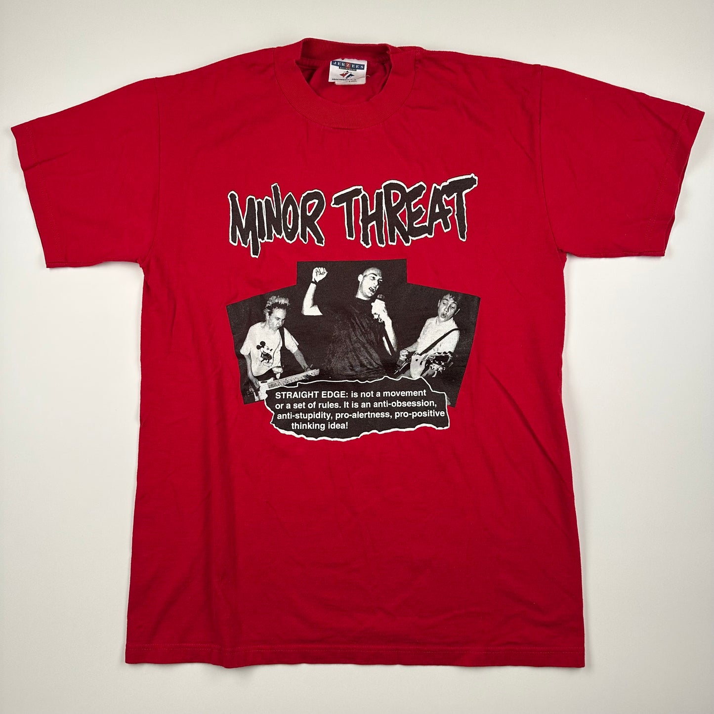 Vintage 90s Minor Threat Shirt Small Straight Edge