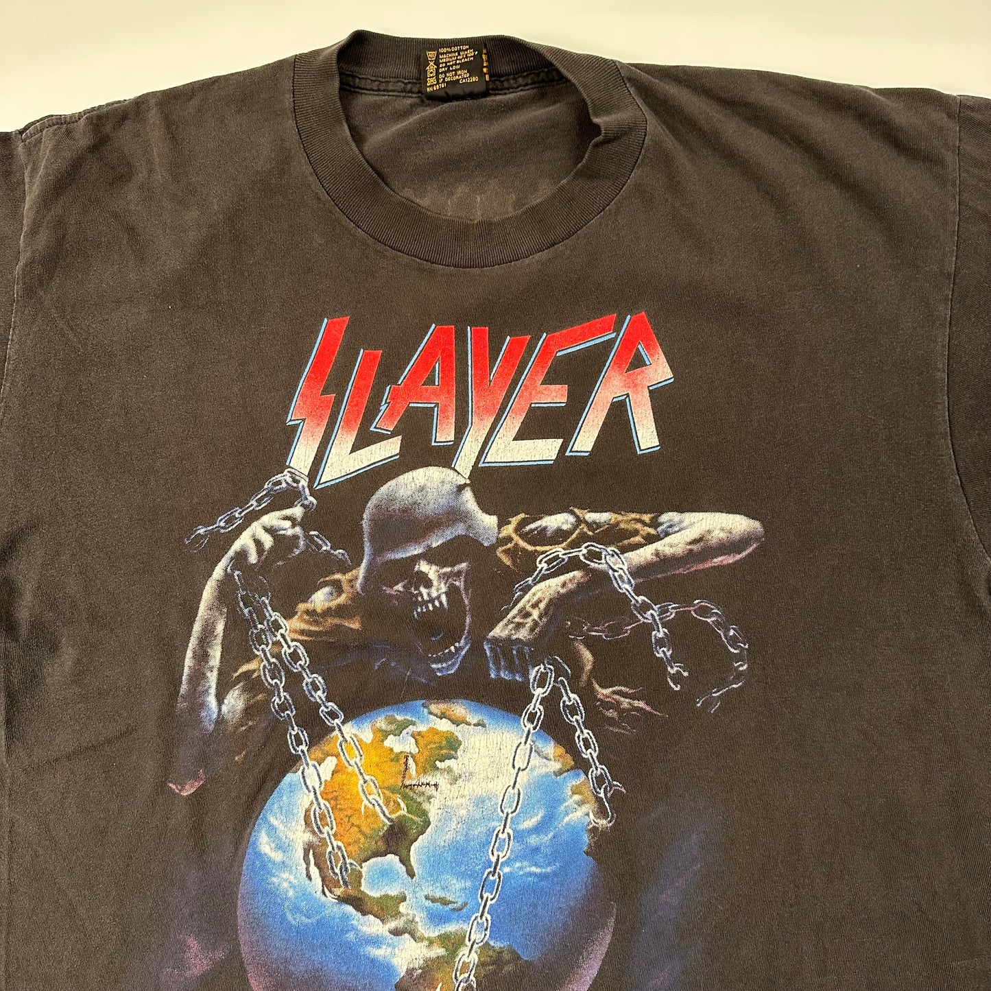 Vintage 1994 Slayer Shirt XL North American Intourvention