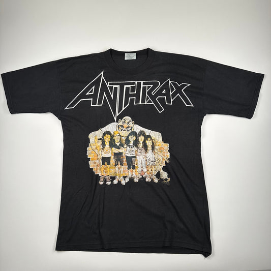 Vintage 1997 Anthrax Shirt XL Monterrey Mexico