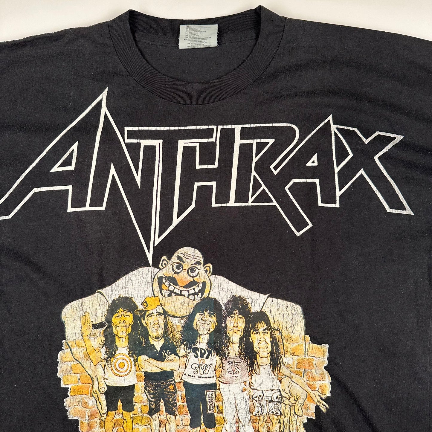 Vintage 1997 Anthrax Shirt XL Monterrey Mexico