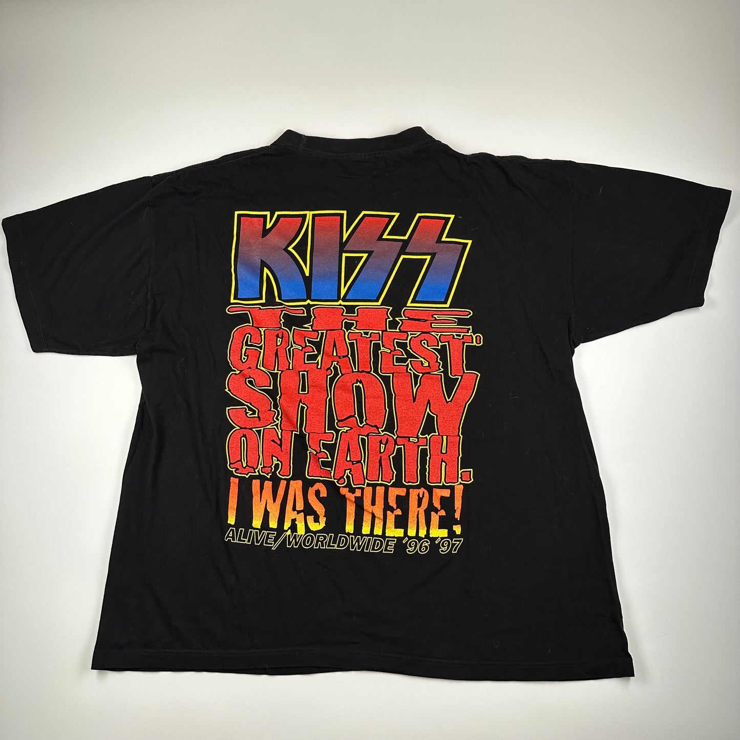 Vintage 1996 Kiss Shirt XXL Alive Worldwide