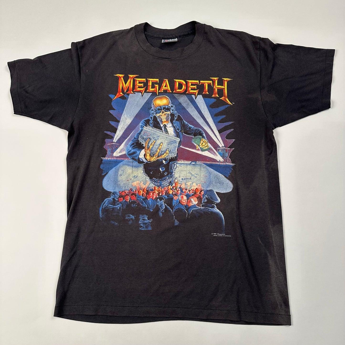 Vintage 1990 Megadeth Shirt Large