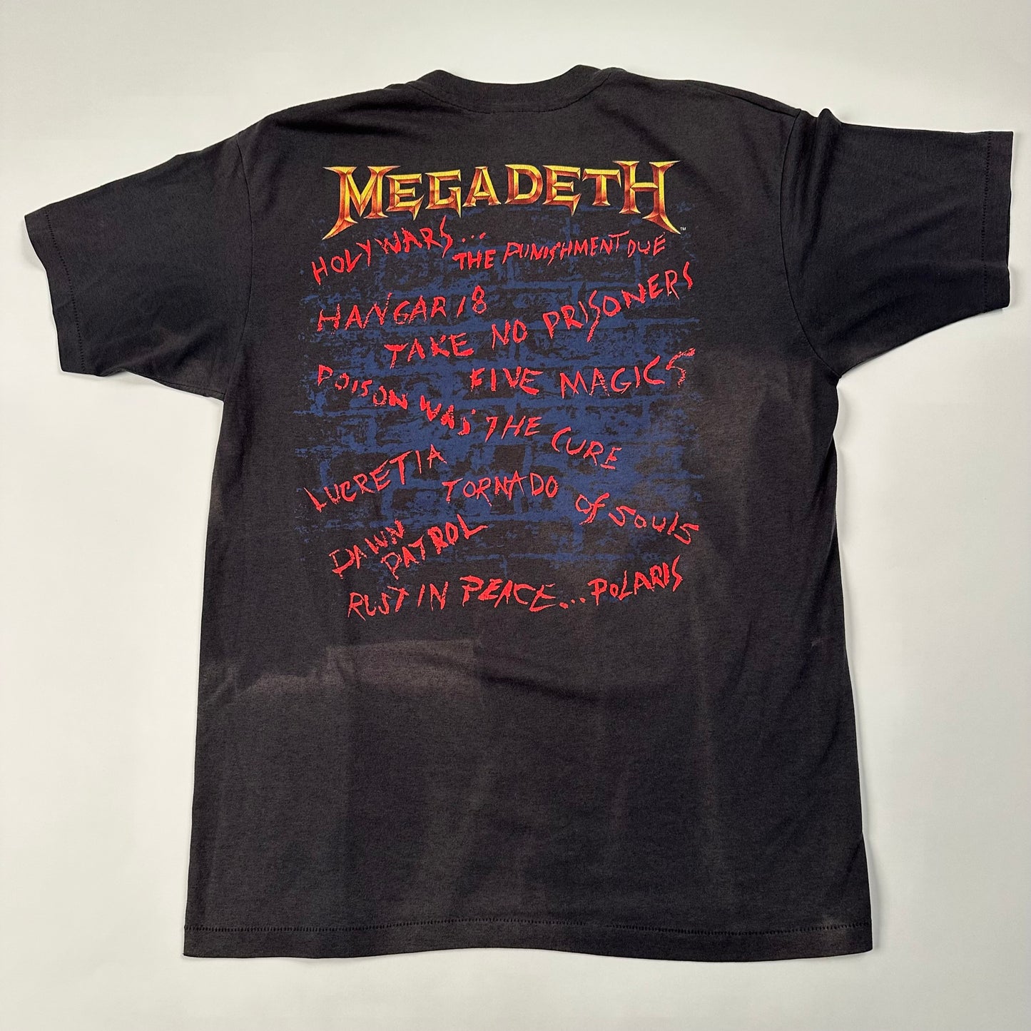 Vintage 1990 Megadeth Shirt Large