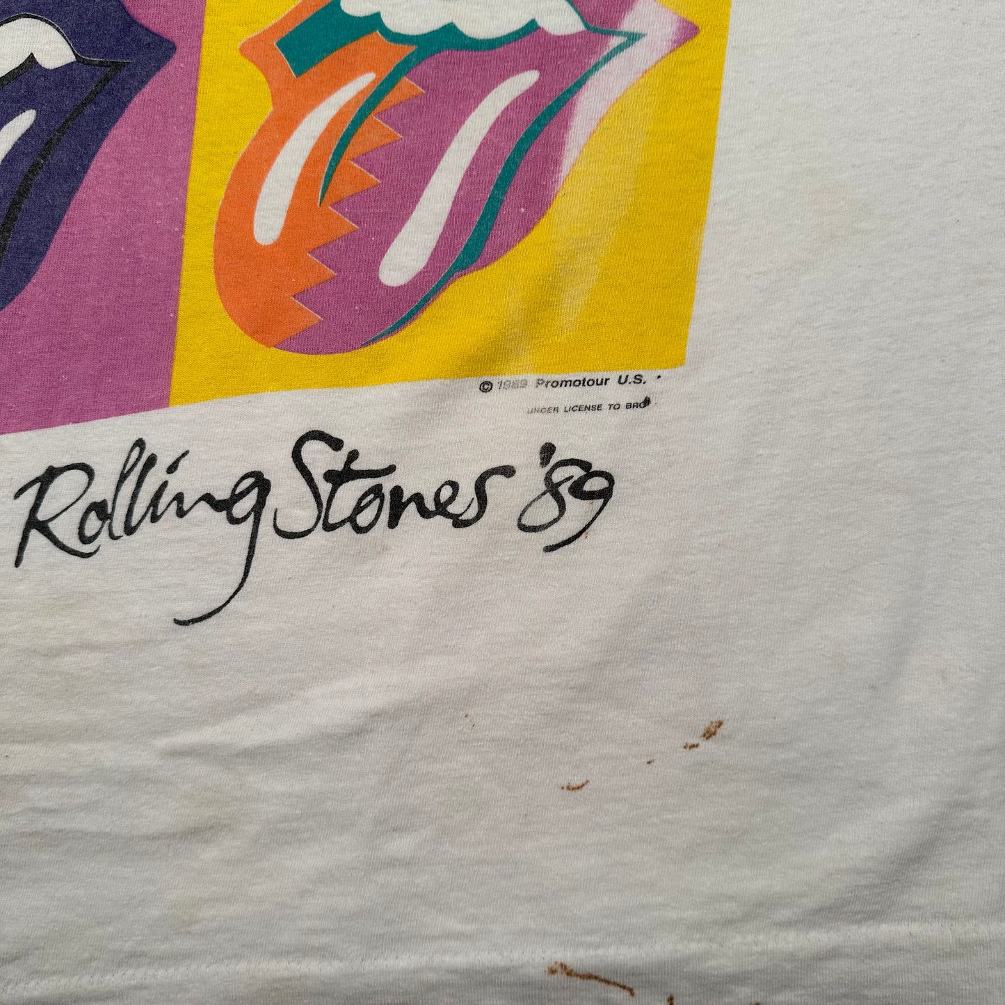 Vintage 1989 Rolling Stones Shirt XXL