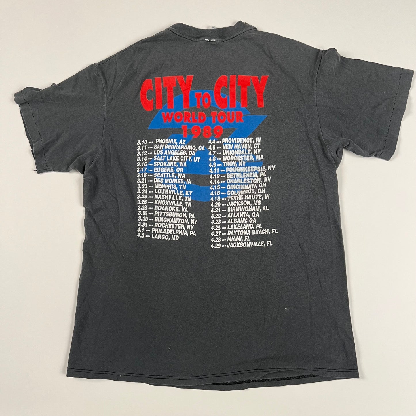 Vintage 1989 Ratt Shirt Large City To City