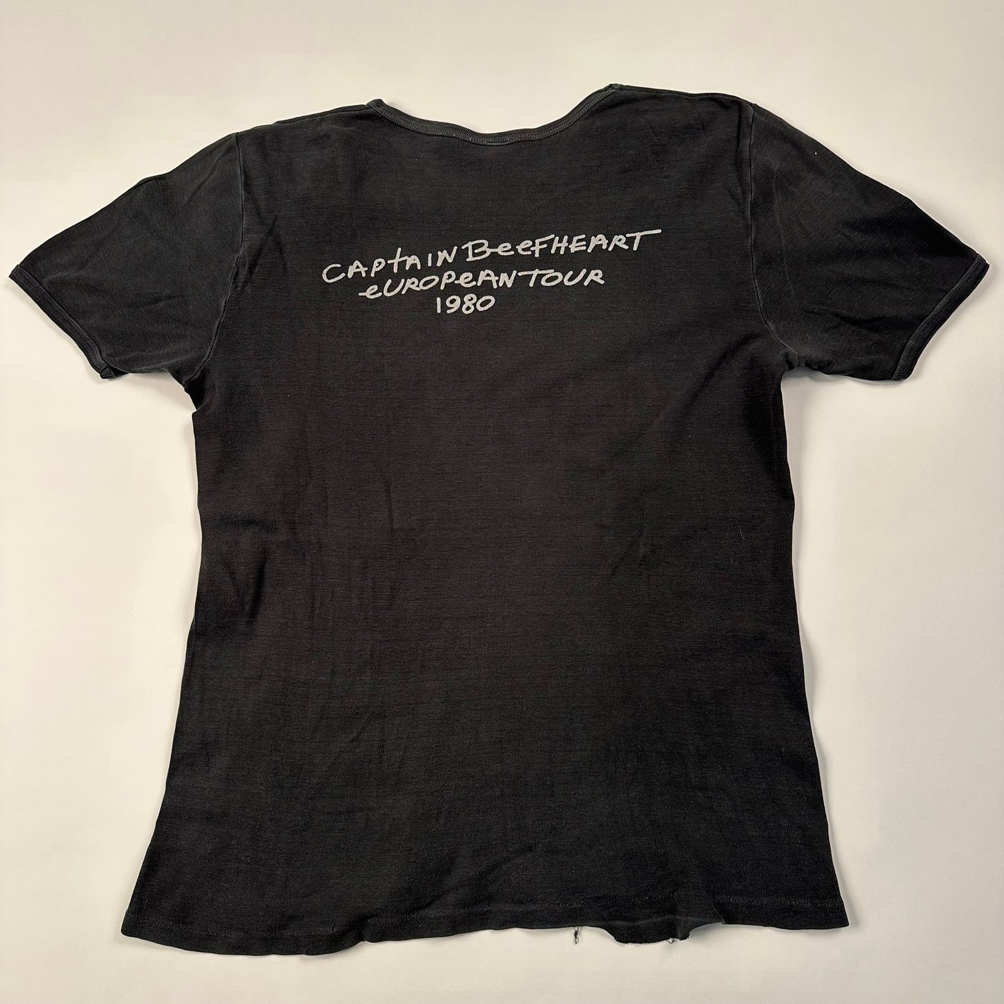 Vintage 1980 Captain Beefheart Shirt Large European Tour