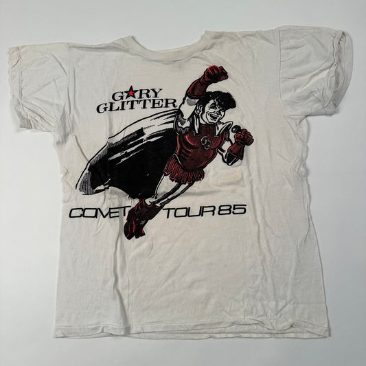 Vintage 1985 Gary Glitter Shirt XL Comet Tour