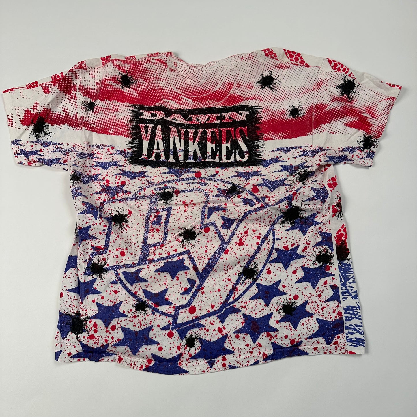 Vintage 1992 Damn Yankees Shirt Large All Over Print