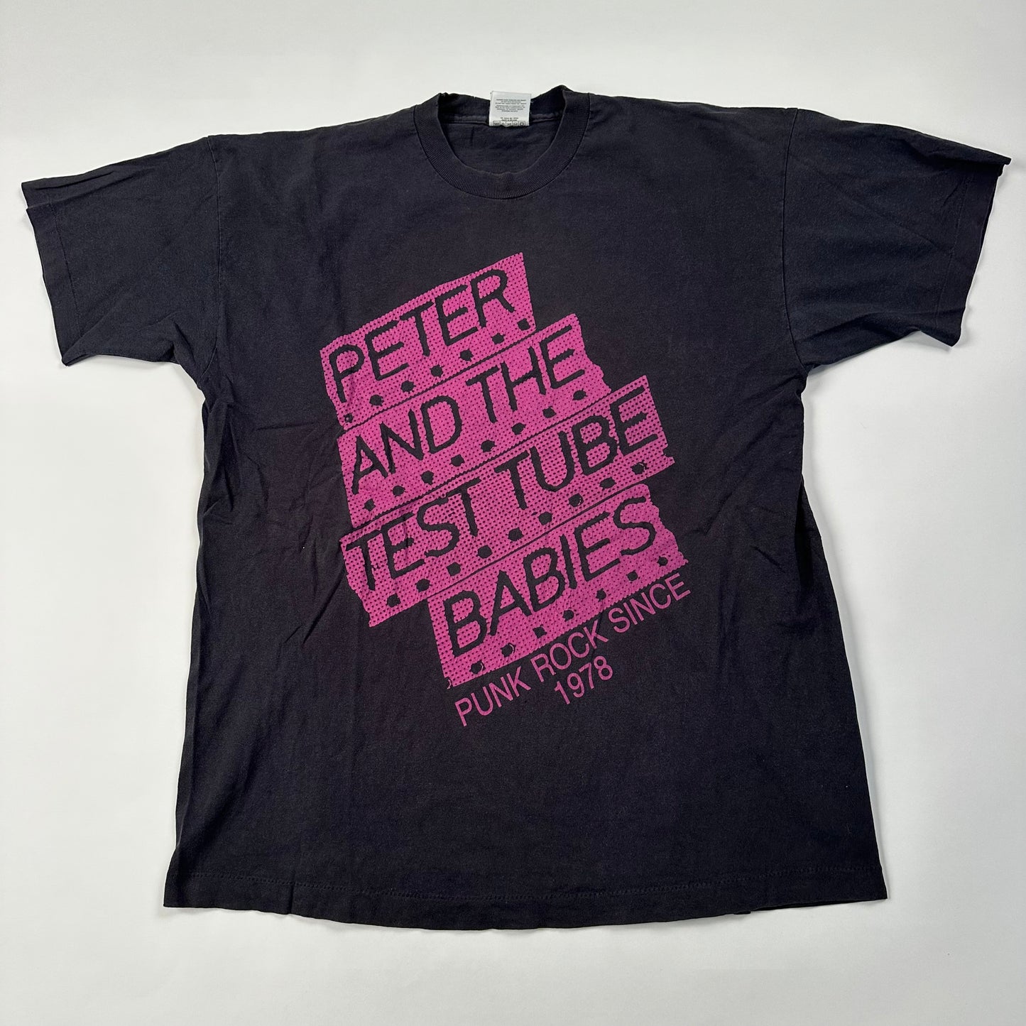 Vintage 90s Peter And The Test Tube Babies Shirt XL Punk Rock Since 1978