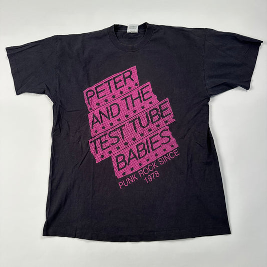 Vintage 90s Peter And The Test Tube Babies Shirt XL Punk Rock Since 1978