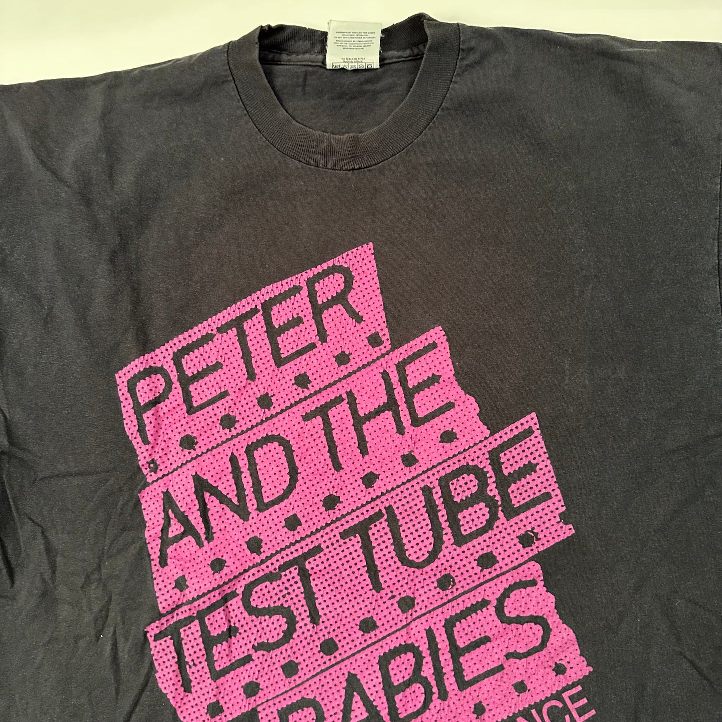 Vintage 90s Peter And The Test Tube Babies Shirt XL Punk Rock Since 1978