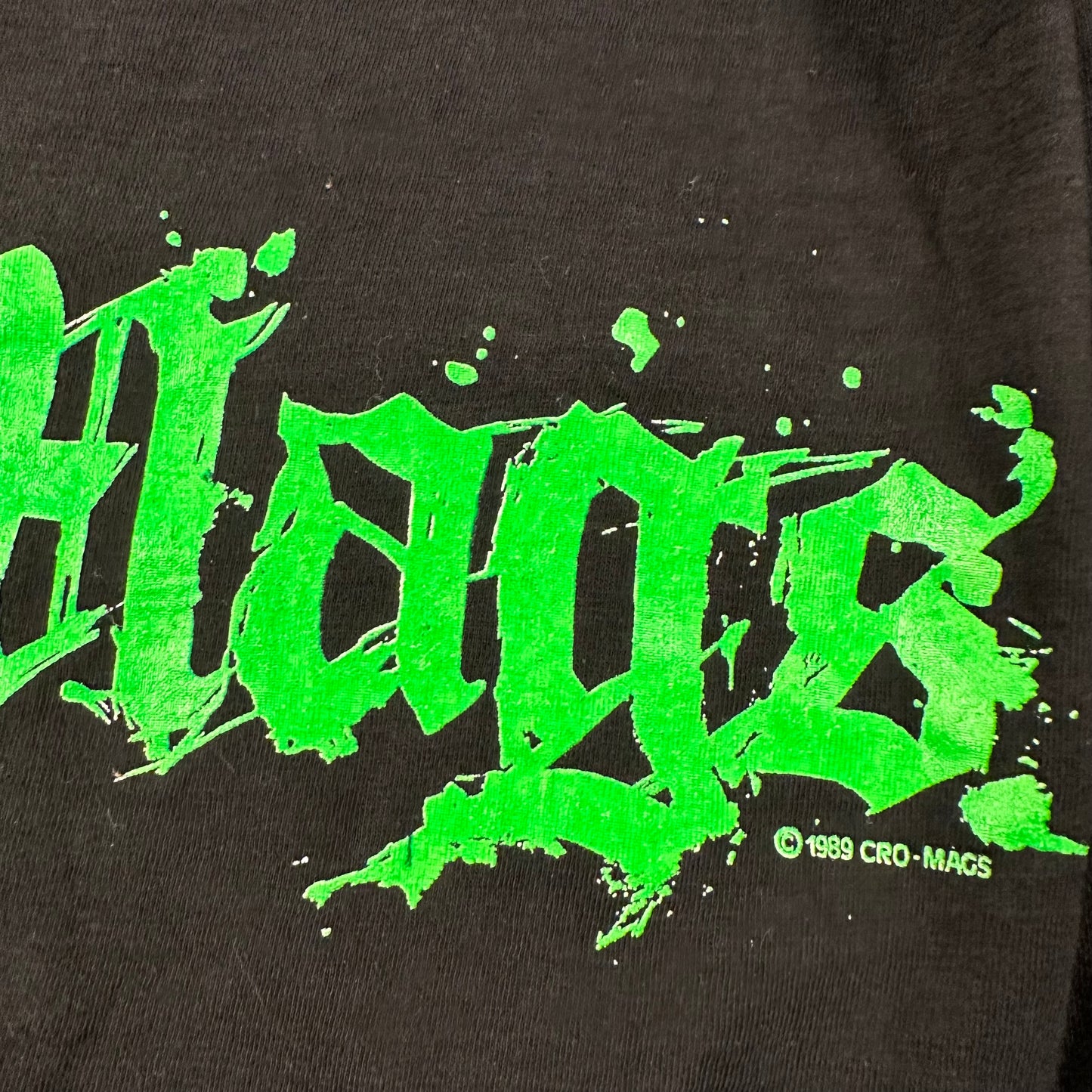 Vintage 1991 Cro-Mags Shirt XL Anniversary Tour