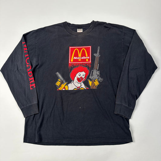 Vintage 90s Macabre Long Sleeve Shirt XL Mcmassacre