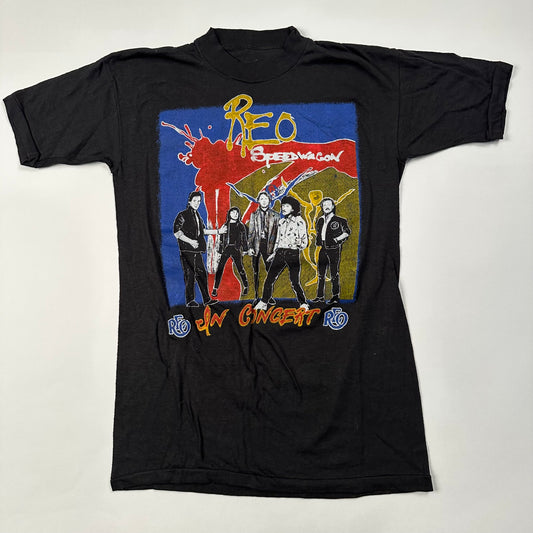 DRY ROT Vintage 80s Reo Speedwagon Shirt Large