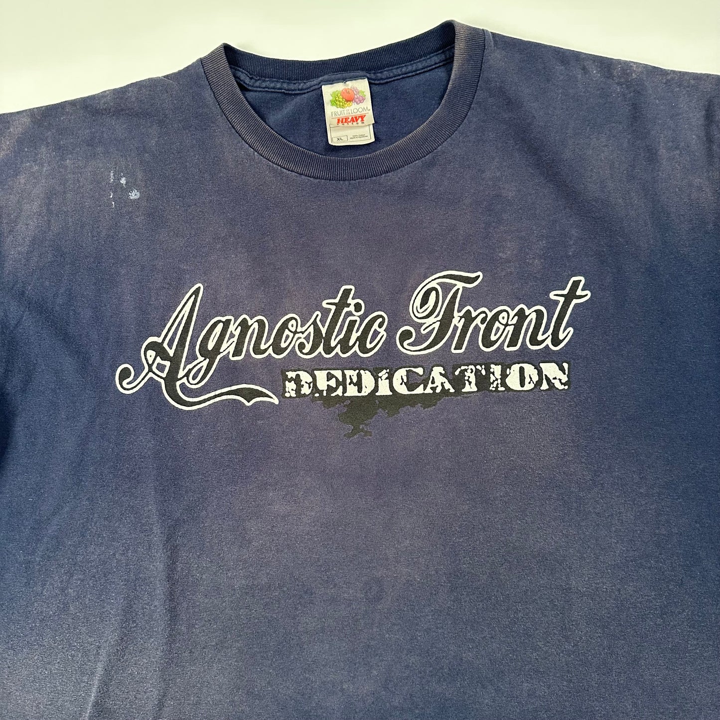 Vintage 2000s Agnostic Front Shirt XL Dedication