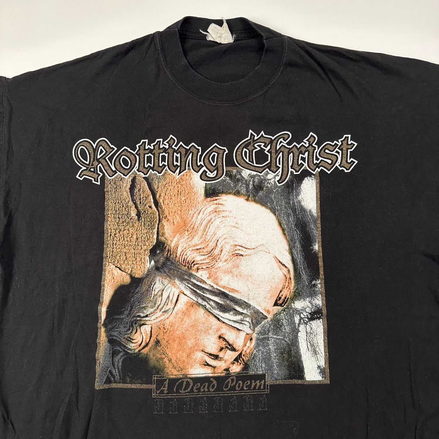 Vintage 90s Rotting Christ Shirt XL A Dead Poem