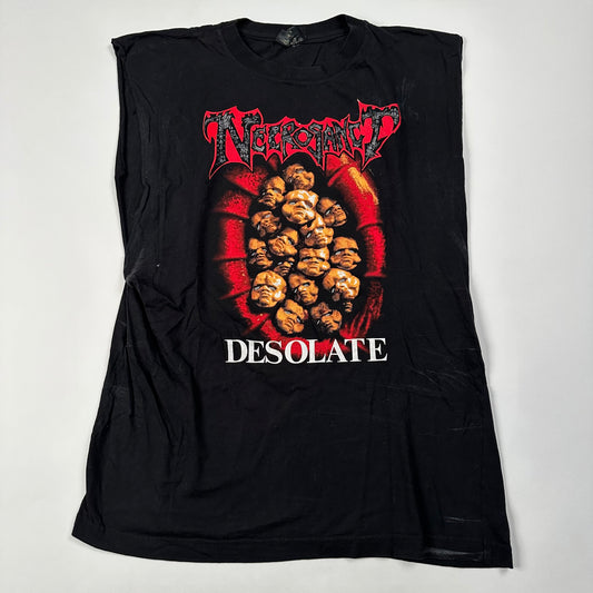 Vintage 90s Necrosanct Sleeveless Shirt XL Desolate