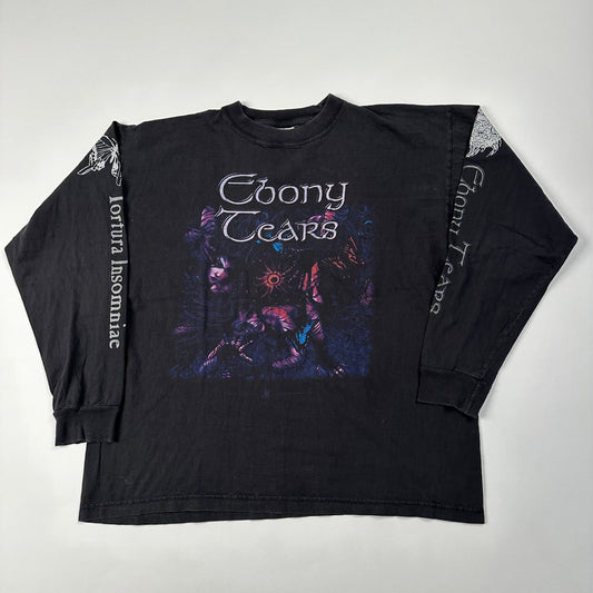 Vintage 90s Ebony Tears Long Sleeve Shirt XL