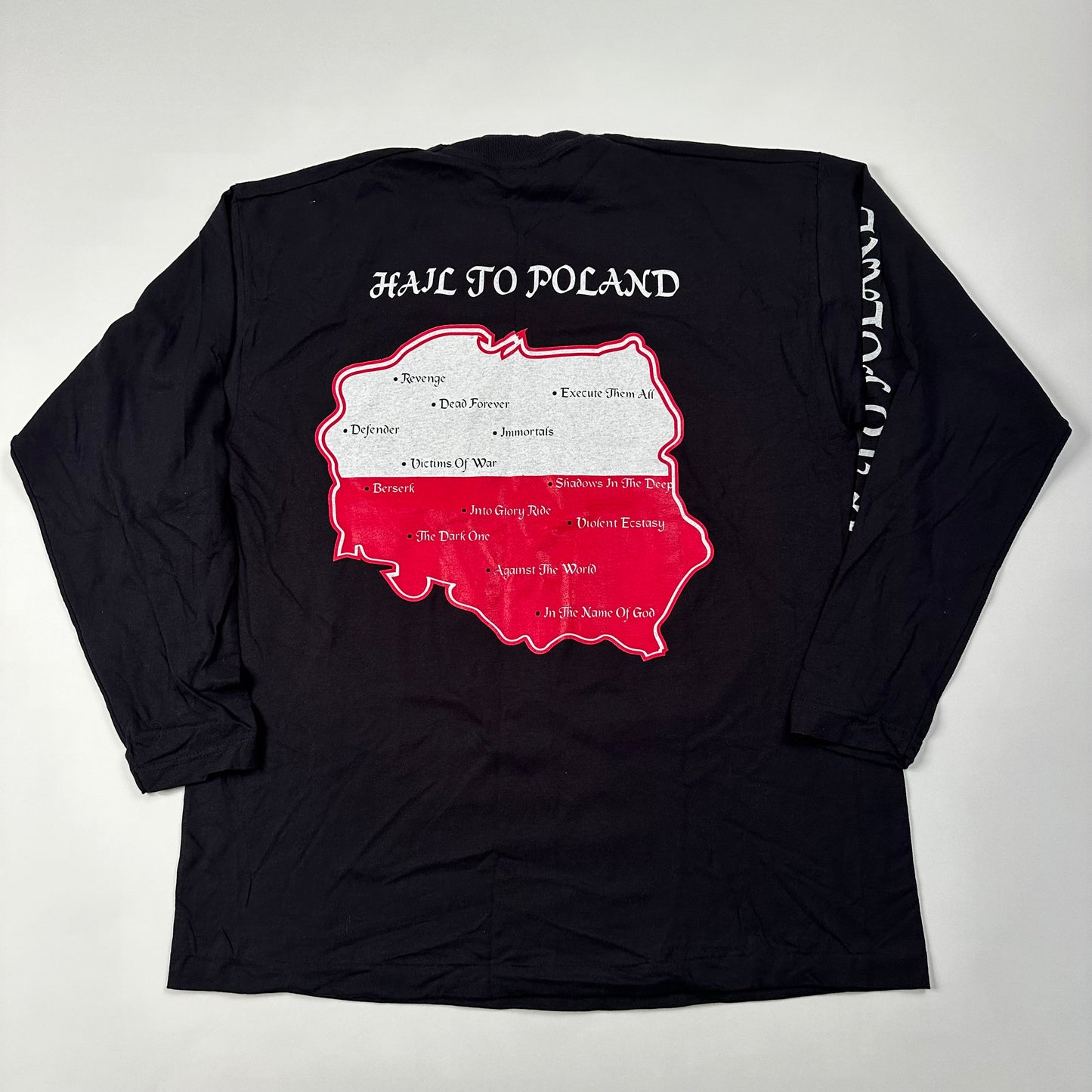 Vintage 1996 Unleashed Long Sleeve Shirt XL Hail To Poland