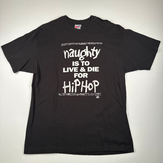 Vintage 1993 Naughty By Nature Shirt XL Live & Die For Hip Hop