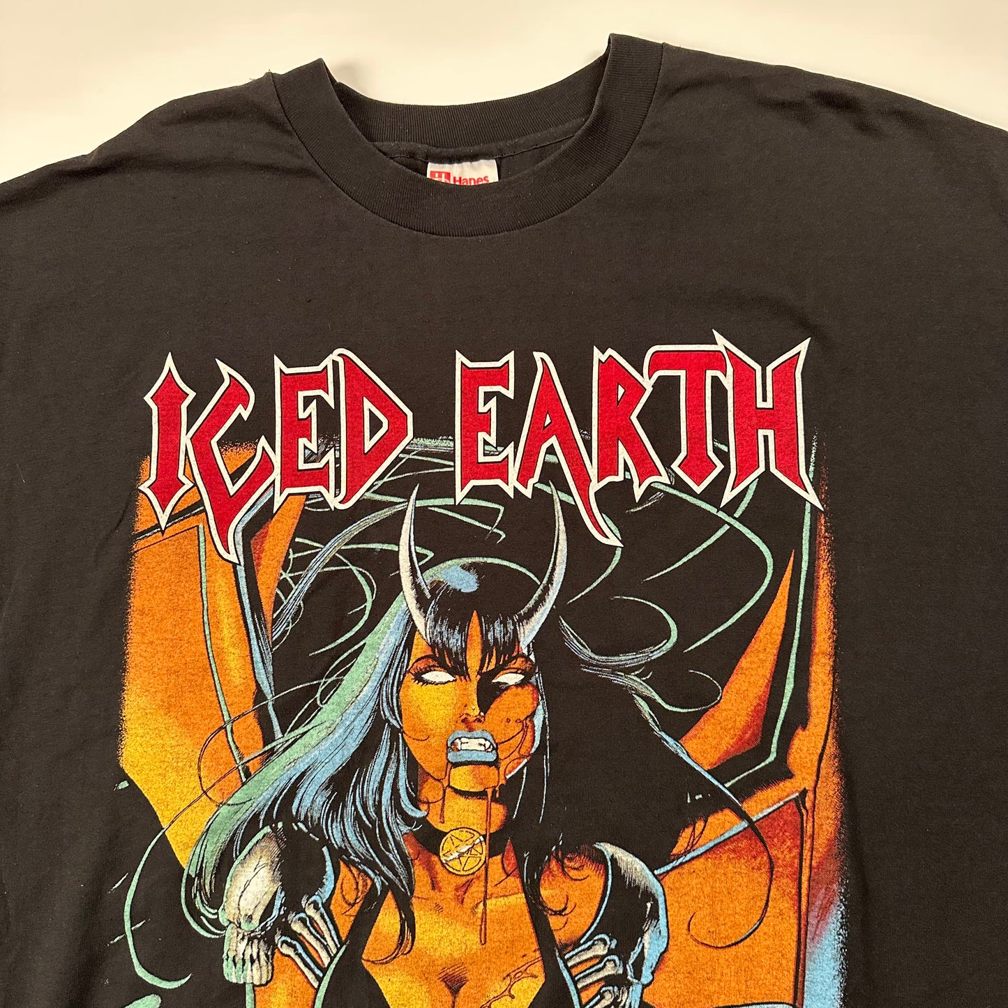 Vintage 1997 Iced Earth Shirt XL Days Of Purgatory