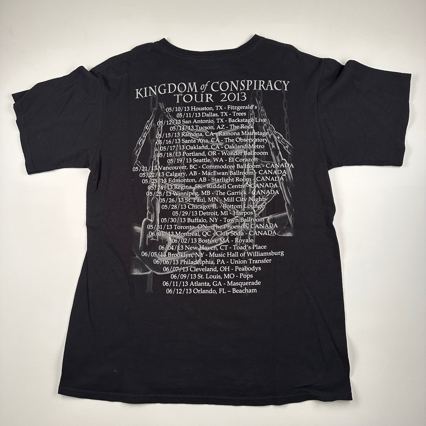 2013 Immolation Shirt Medium Kingdom Of Conspiracy